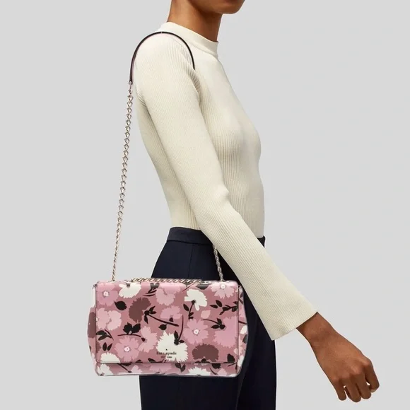🚫SOLD Kate Spade Mini Emelyn Briar Lane Gala Floral Pink Multi Shoulder Purse - Picture 1 of 7